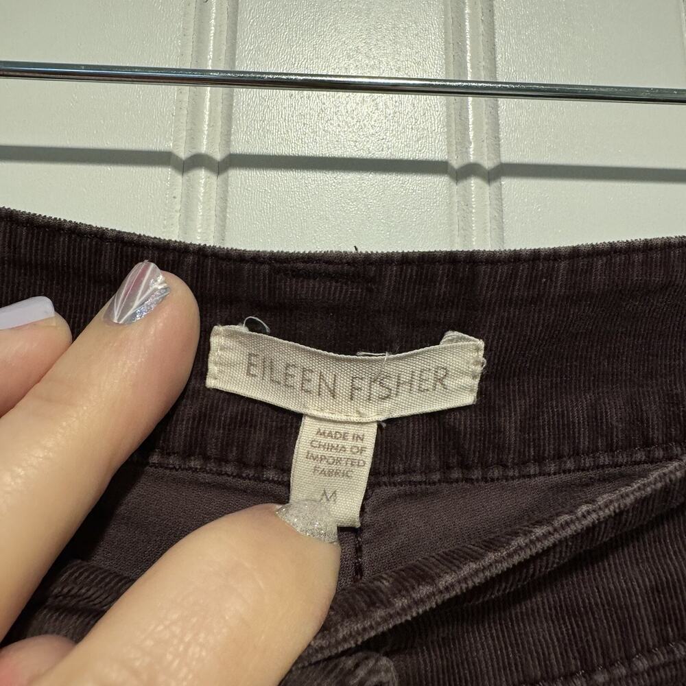 Eileen Fisher Purple Straight Leg Pants Size 14/16 - Picture 4 of 6